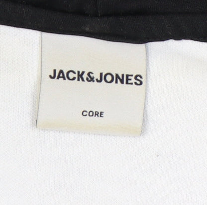 Mens UK Size XL JACK & JONES Multicoloured Full Zip Hoodie