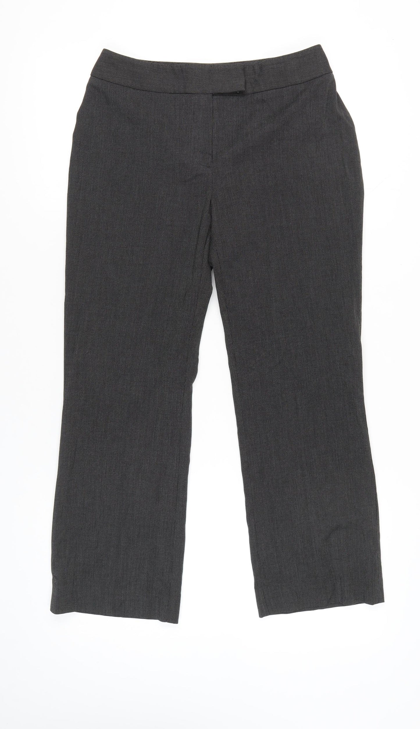 Slater Women’s Grey Size 10 Regular Straight Dress Trousers
