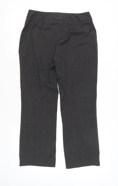 Slater Women’s Grey Size 10 Regular Straight Dress Trousers