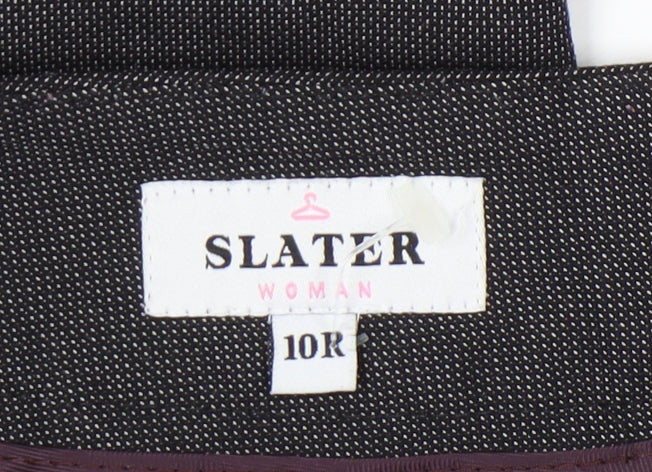 Slater Women’s Grey Size 10 Regular Straight Dress Trousers