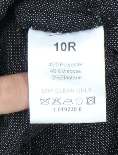 Slater Women’s Grey Size 10 Regular Straight Dress Trousers