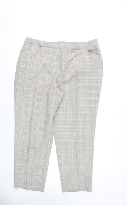 Womens UK Size 22 Marks and Spencer Regular Fit Business Casual Workwear Grey Tr