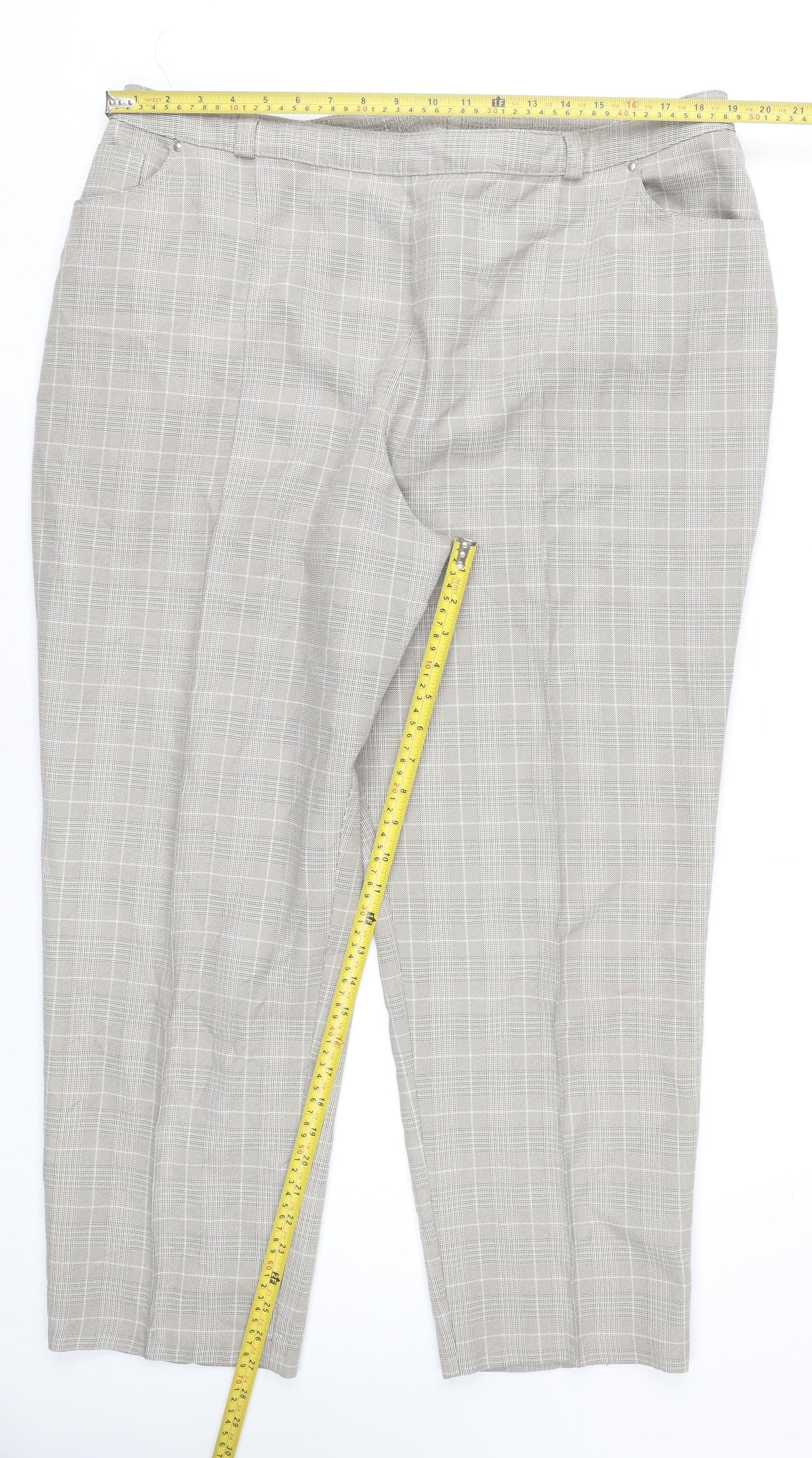 Womens UK Size 22 Marks and Spencer Regular Fit Business Casual Workwear Grey Tr