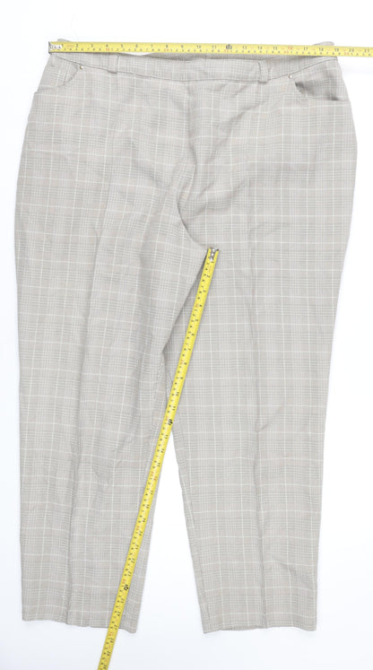 Womens UK Size 22 Marks and Spencer Regular Fit Business Casual Workwear Grey Tr