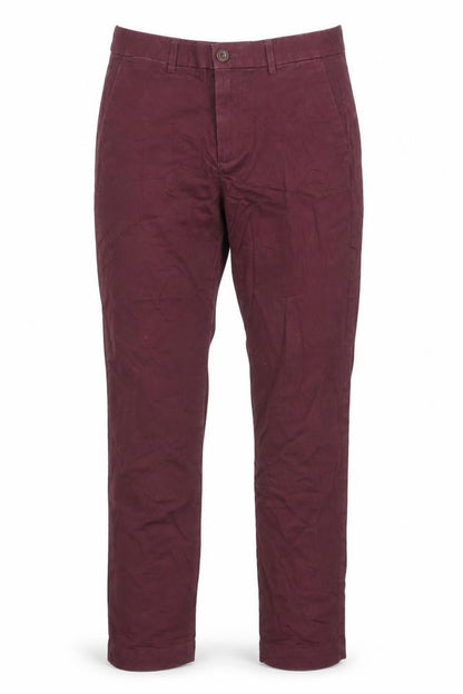 Gap Men’s Red Chino Skinny Trousers 30x30 Cotton Blend