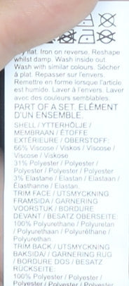 River Island Plus Size 20 Black Faux Leather Jeggings Women’s Slim Fit