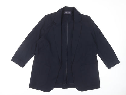 Marks and Spencer Women’s Blue Blazer Size 14 Regular Fit
