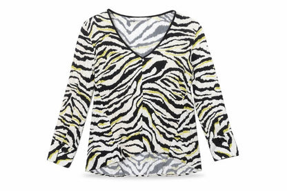 Womens UK Size S Zara Basic Multicoloured Tunic Blouse