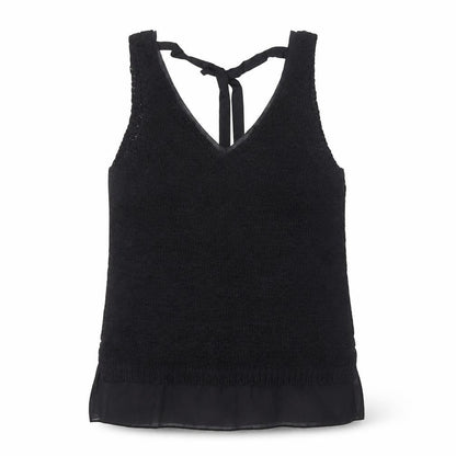 Womens UK Size S NEXT Black Basic Tank
