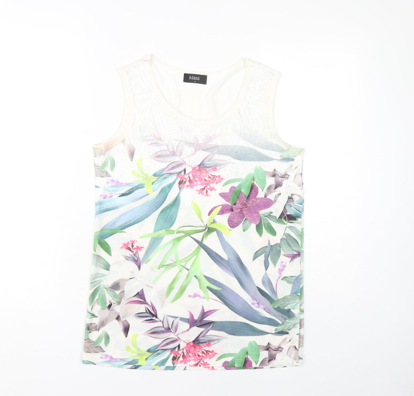 Womens UK Size S Klass Multicoloured Camisole Tank
