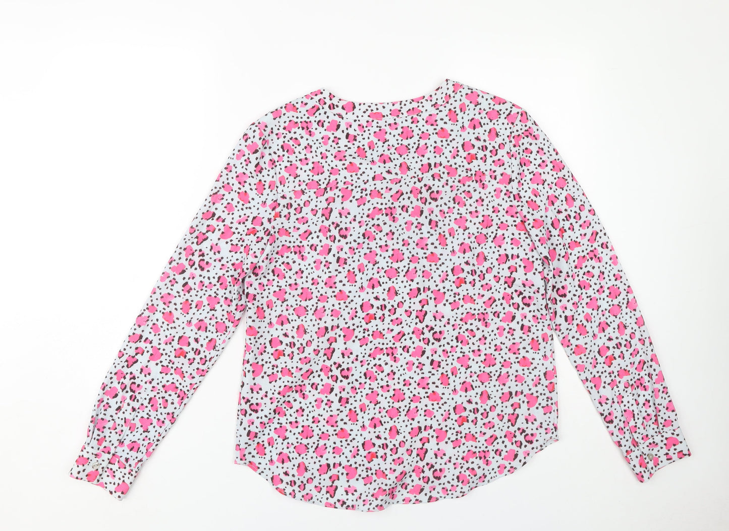 Fenn Wright Manson Womens Multicolour Animal Print Blouse Size 10