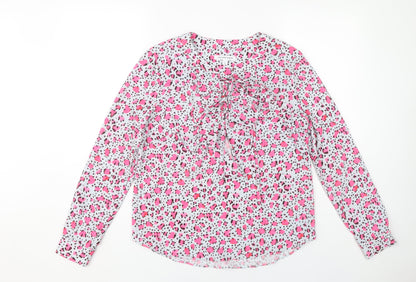 Fenn Wright Manson Womens Multicolour Animal Print Blouse Size 10