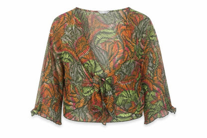 Womens UK Size 20 Marks and Spencer Multicoloured Wrap Blouse