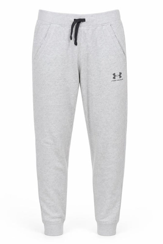 Under Armour Boys Grey XL Jogger Sweatpants with Elastic Waist Pockets