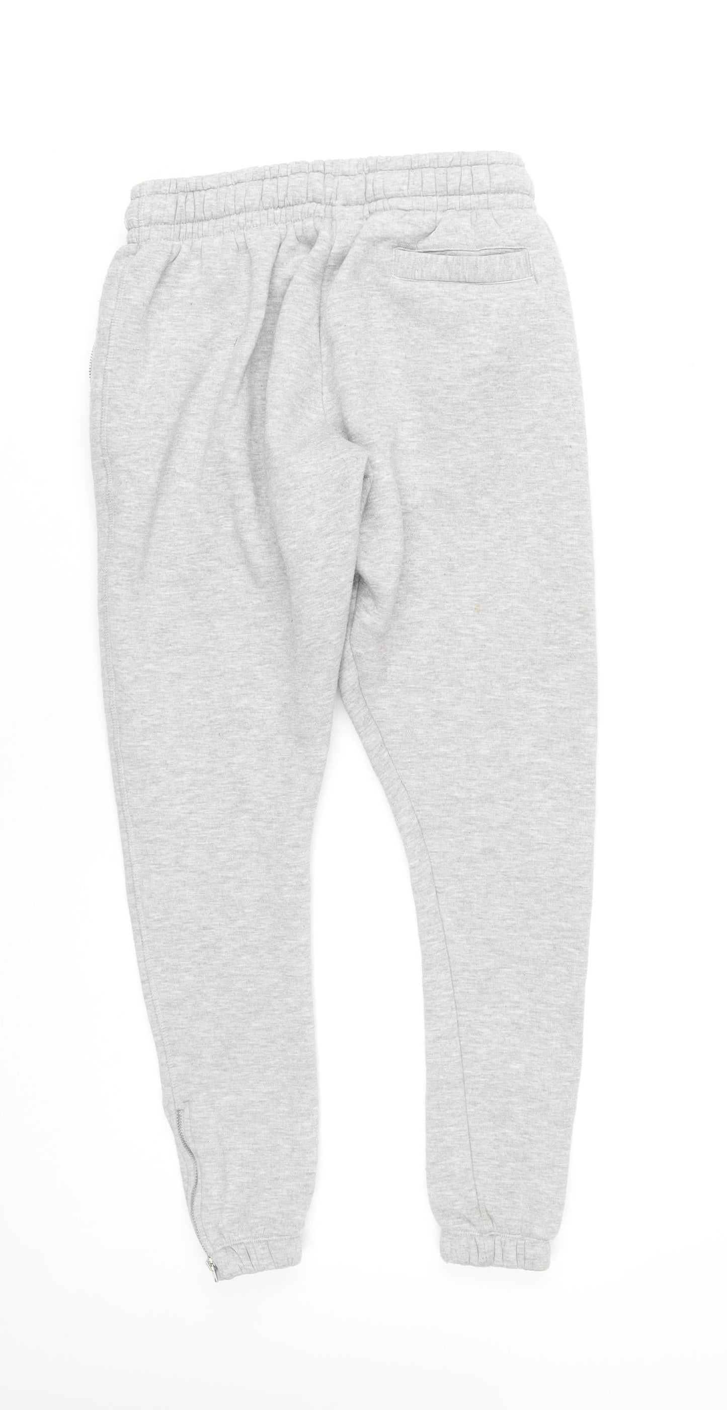 Rascal Boys Grey Jogger Sweatpants XL Zip Pockets Elastic Waist