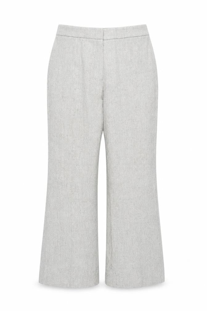 Womens UK Size 12 AMARANTO Regular Fit Dress Pants Grey Trousers