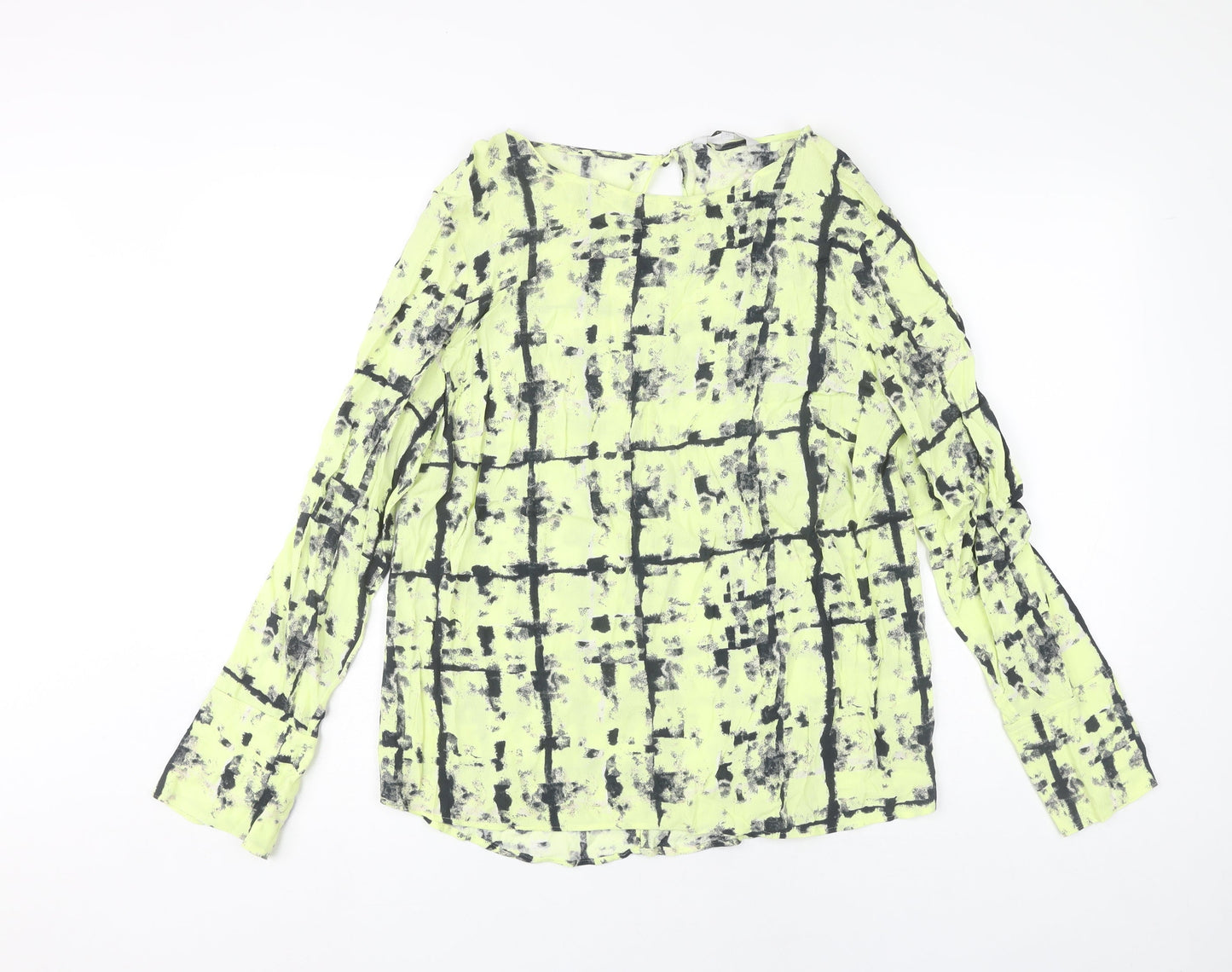 Womens UK Size 12 NEXT Multicoloured Basic Blouse