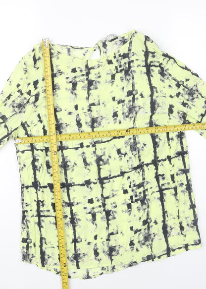 Womens UK Size 12 NEXT Multicoloured Basic Blouse