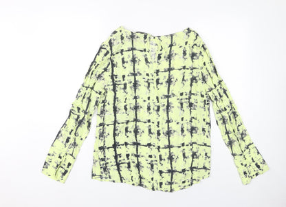 Womens UK Size 12 NEXT Multicoloured Basic Blouse