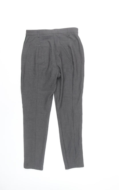 River Island Women’s Grey Petite Size 8 Slim Tapered Trousers