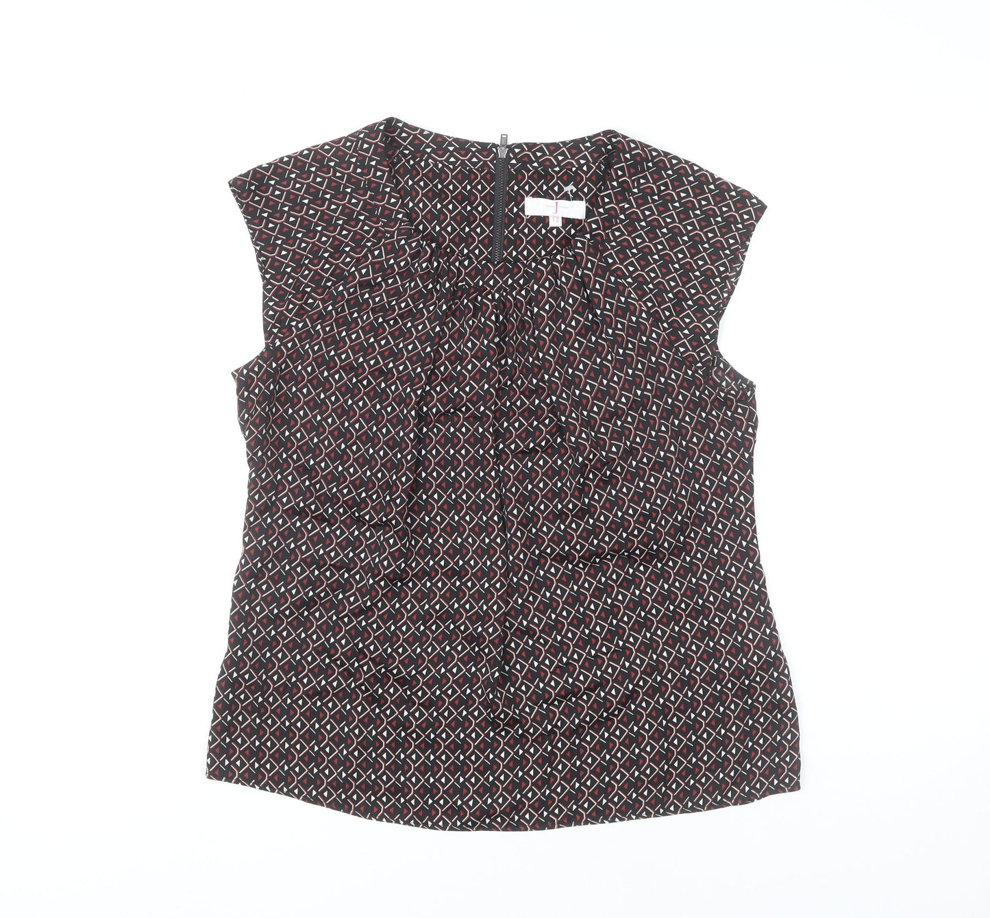 Jasper Conran Womens Multicoloured Size 12 Sleeveless Tunic Blouse