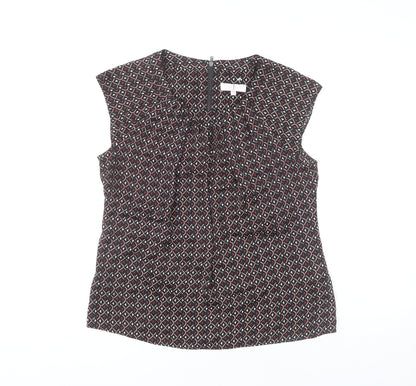 Jasper Conran Womens Multicoloured Size 12 Sleeveless Tunic Blouse