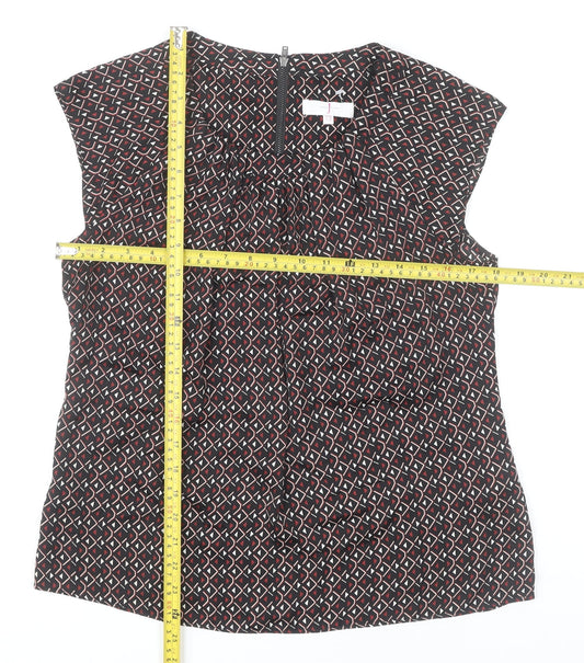 Jasper Conran Womens Multicoloured Size 12 Sleeveless Tunic Blouse