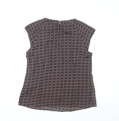 Jasper Conran Womens Multicoloured Size 12 Sleeveless Tunic Blouse