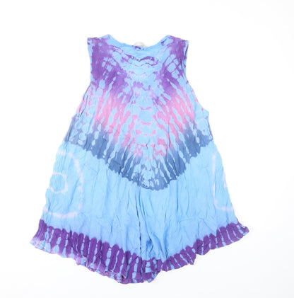 Womens UK Size S Pebble Bay Multicoloured Tunic Blouse