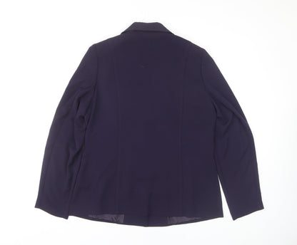 Frankenwälder Women's Purple Blazer Size 12 Workwear Jacket