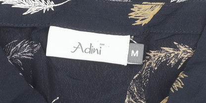 Womens UK Size M Adini Blue Tunic Blouse