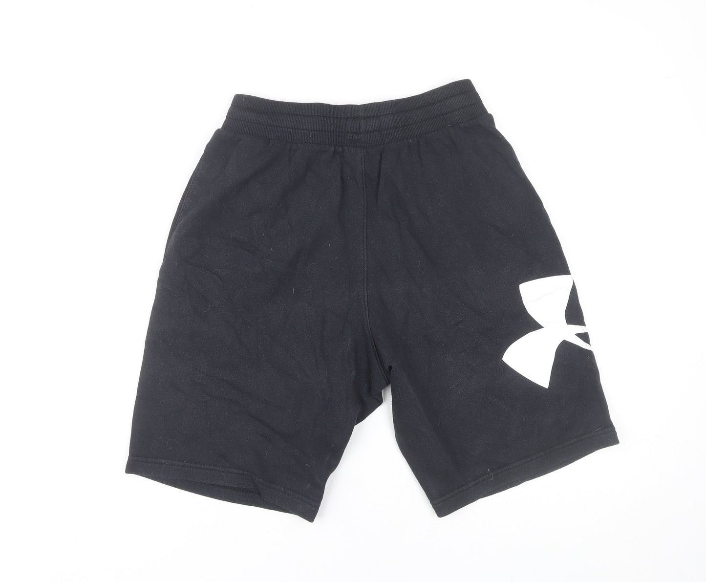 Under Armour Men’s Black Sweat Shorts S Elastic Waist Sportswear