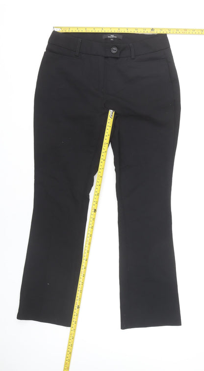 Womens UK Size 6 NEXT Slim Fit Dress Pants Black Trousers