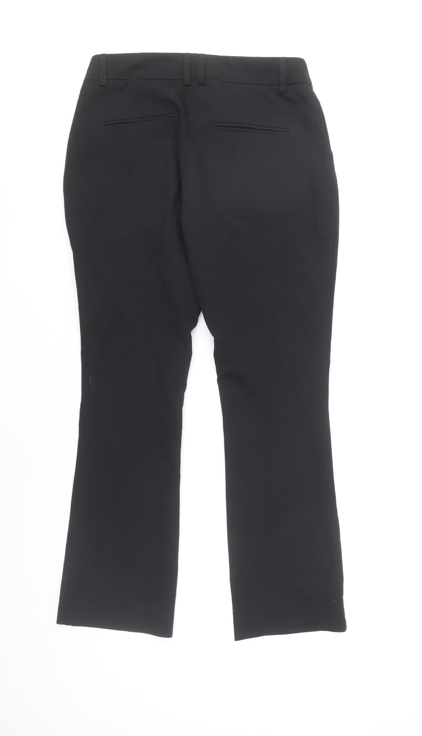 Womens UK Size 6 NEXT Slim Fit Dress Pants Black Trousers