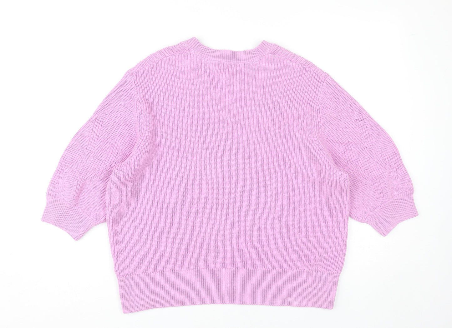 Womens UK Size L Marks and Spencer Pink Pullover Jumper