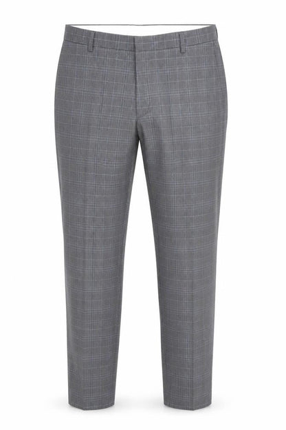 Mens UK Size 32R Burton Menswear Skinny Fit Dress Pants Grey Trousers