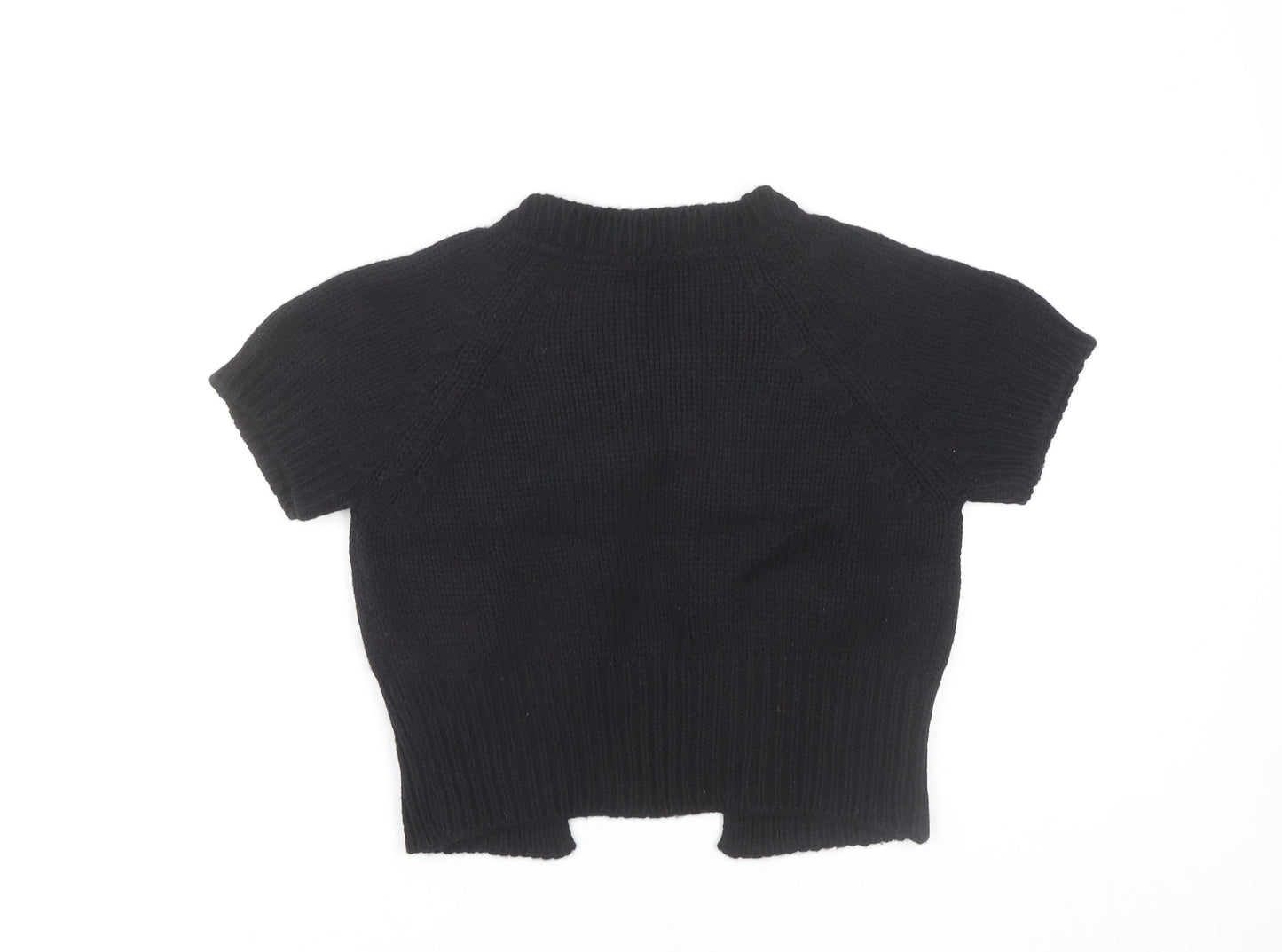 Womens UK Size S Massimo Dutti Black Cardigan Jumper