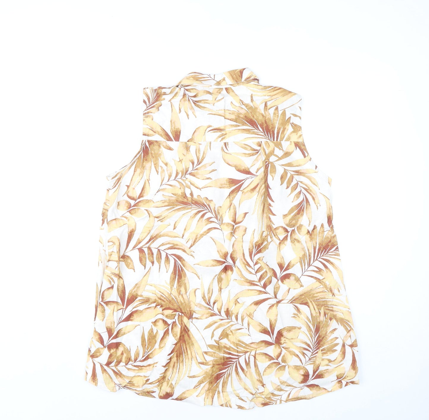 Bonmarché Women’s Multicoloured Floral Sleeveless Tunic Shirt Size 12