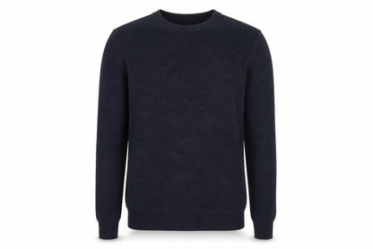 yd. Men’s Blue Cotton Nylon Crew Neck Jumper Size L