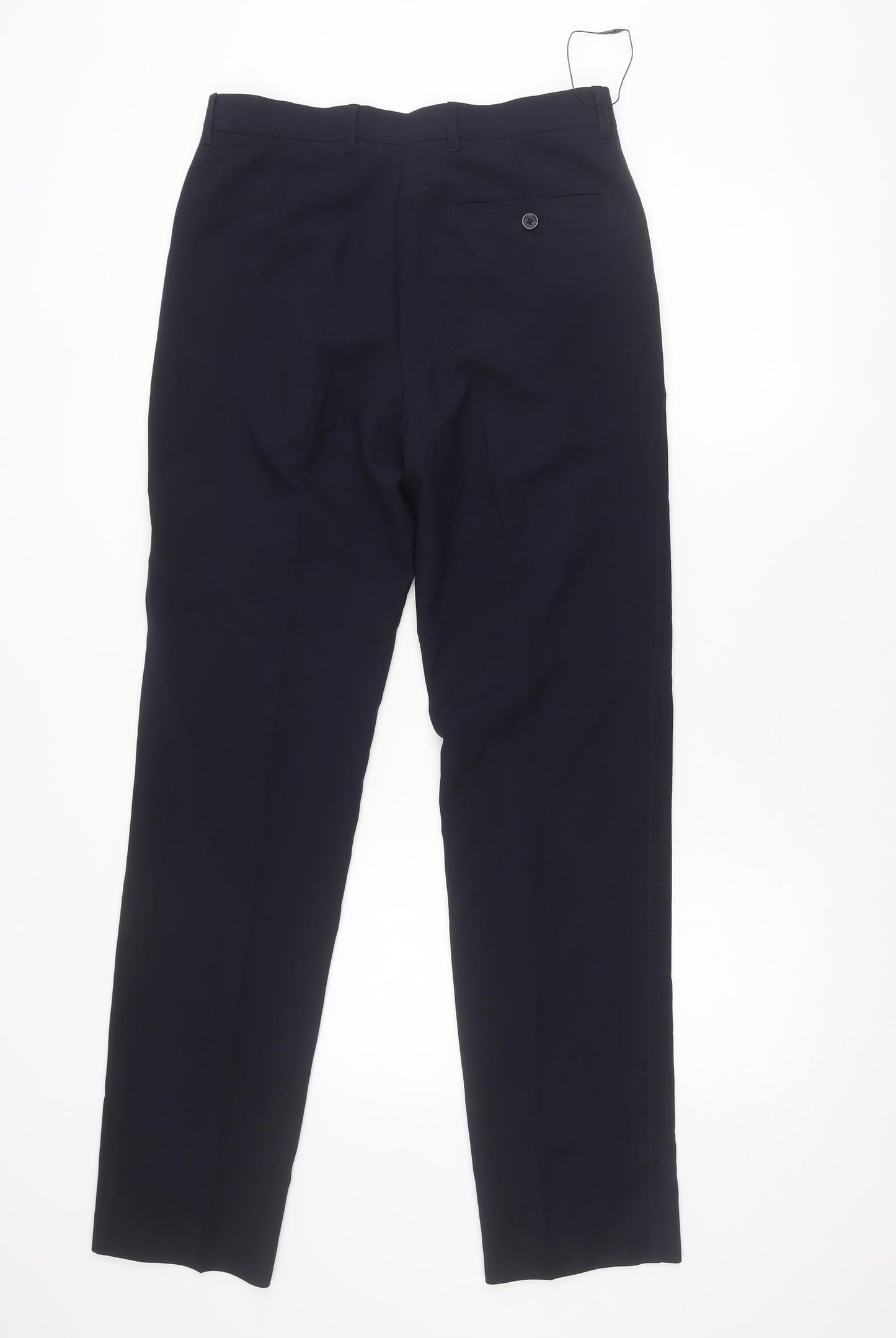Marks and Spencer Men’s Navy Slim Fit Dress Trousers 30x33