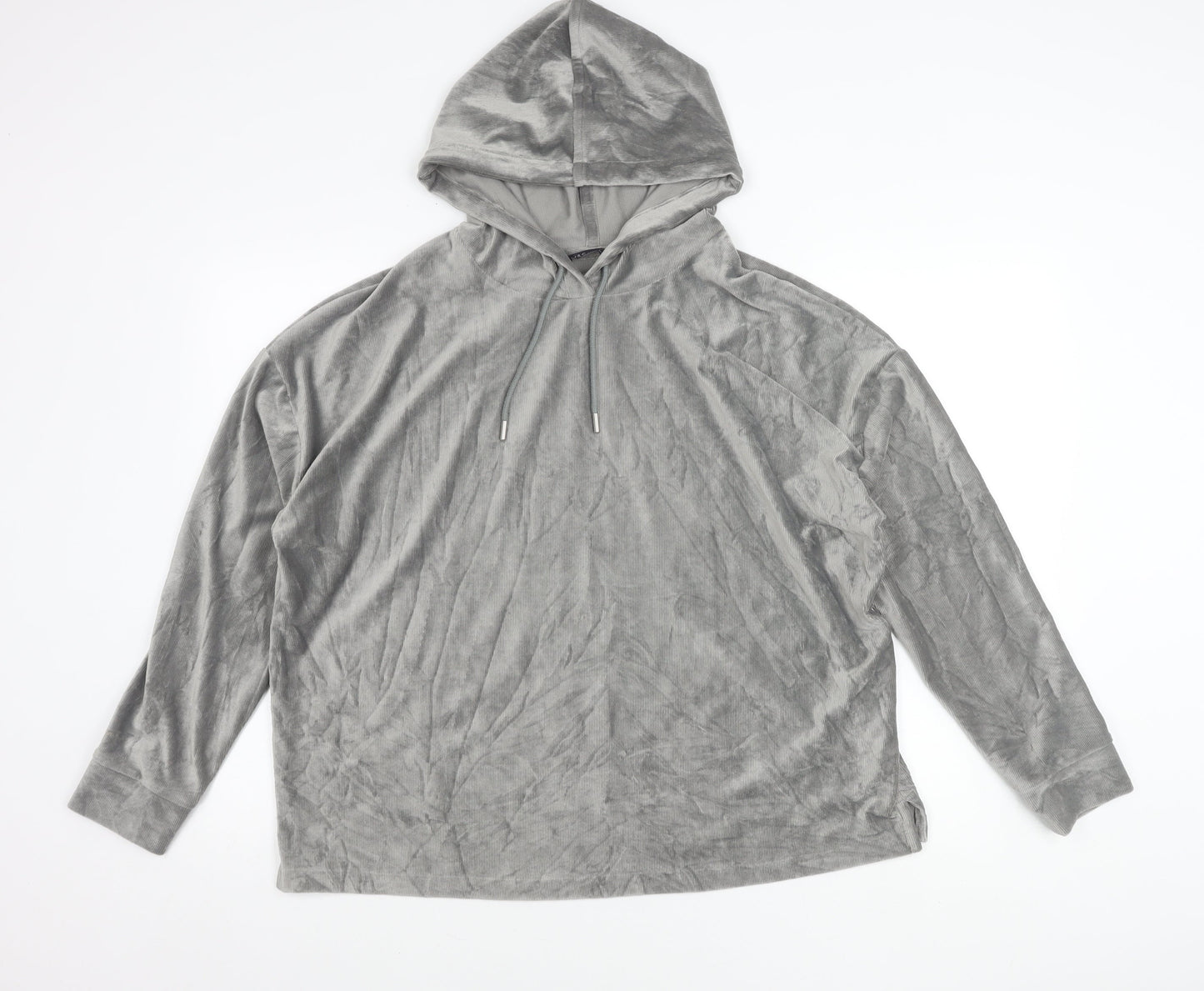 Womens UK Size 16 Marks and Spencer Grey Pullover Hoodie