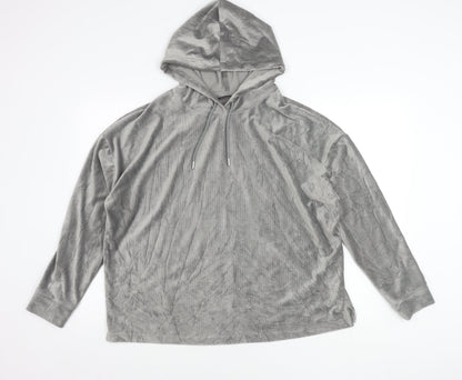 Womens UK Size 16 Marks and Spencer Grey Pullover Hoodie