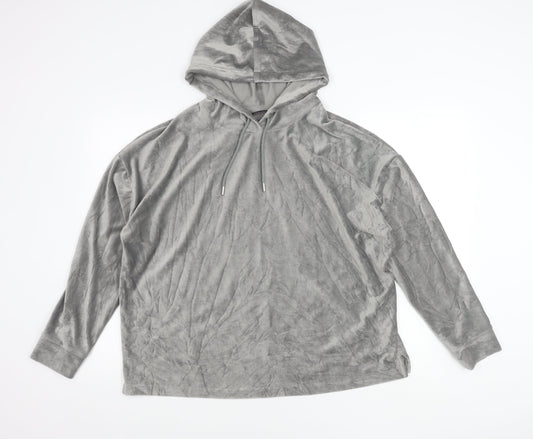Womens UK Size 16 Marks and Spencer Grey Pullover Hoodie