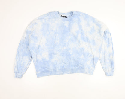 Womens UK Size 14 ASOS DESIGN Blue Pullover Sweatshirt