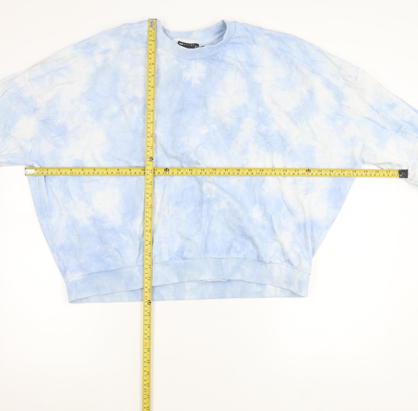 Womens UK Size 14 ASOS DESIGN Blue Pullover Sweatshirt