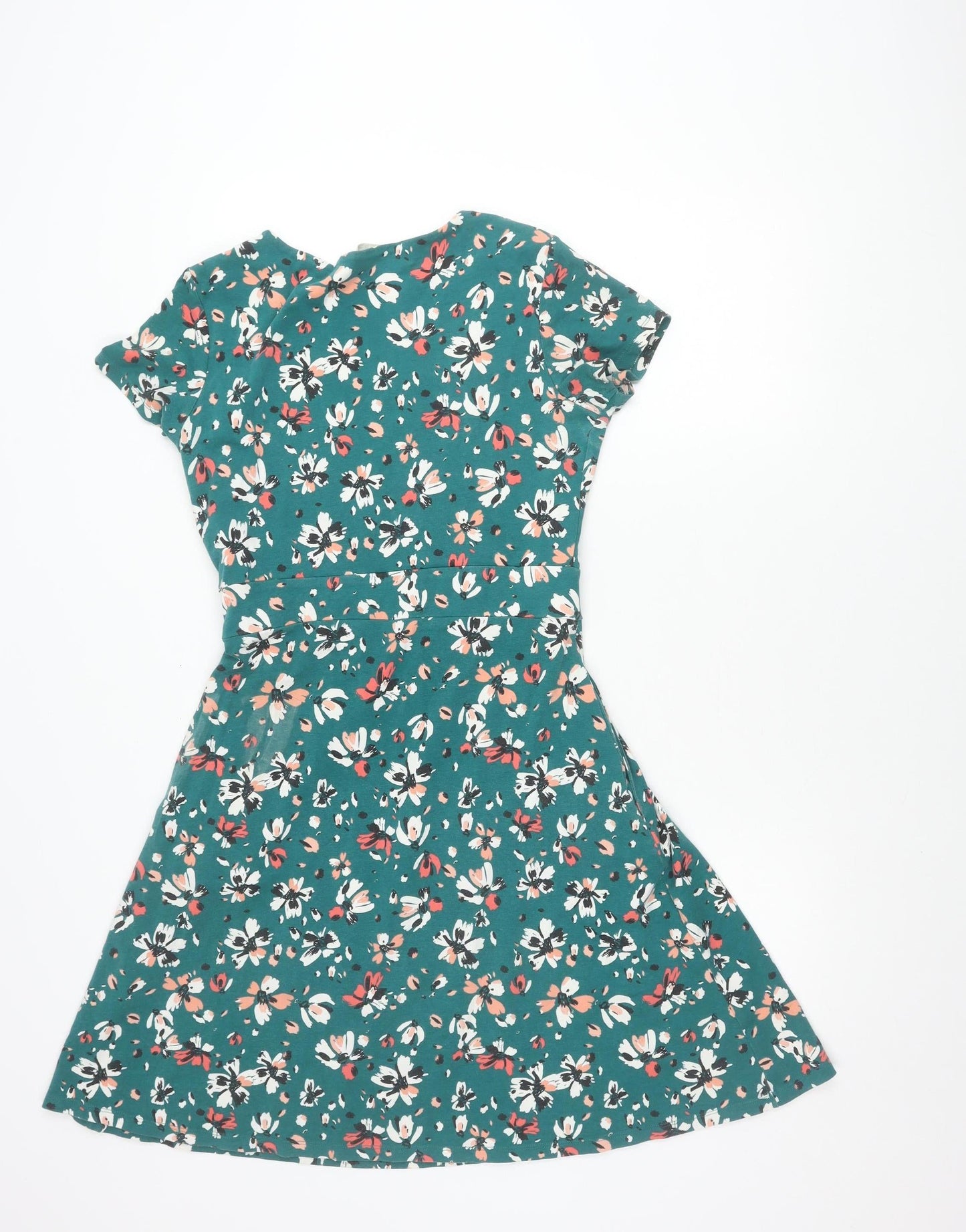 Mountain Warehouse Womens Green Floral A-Line Dress Size 10