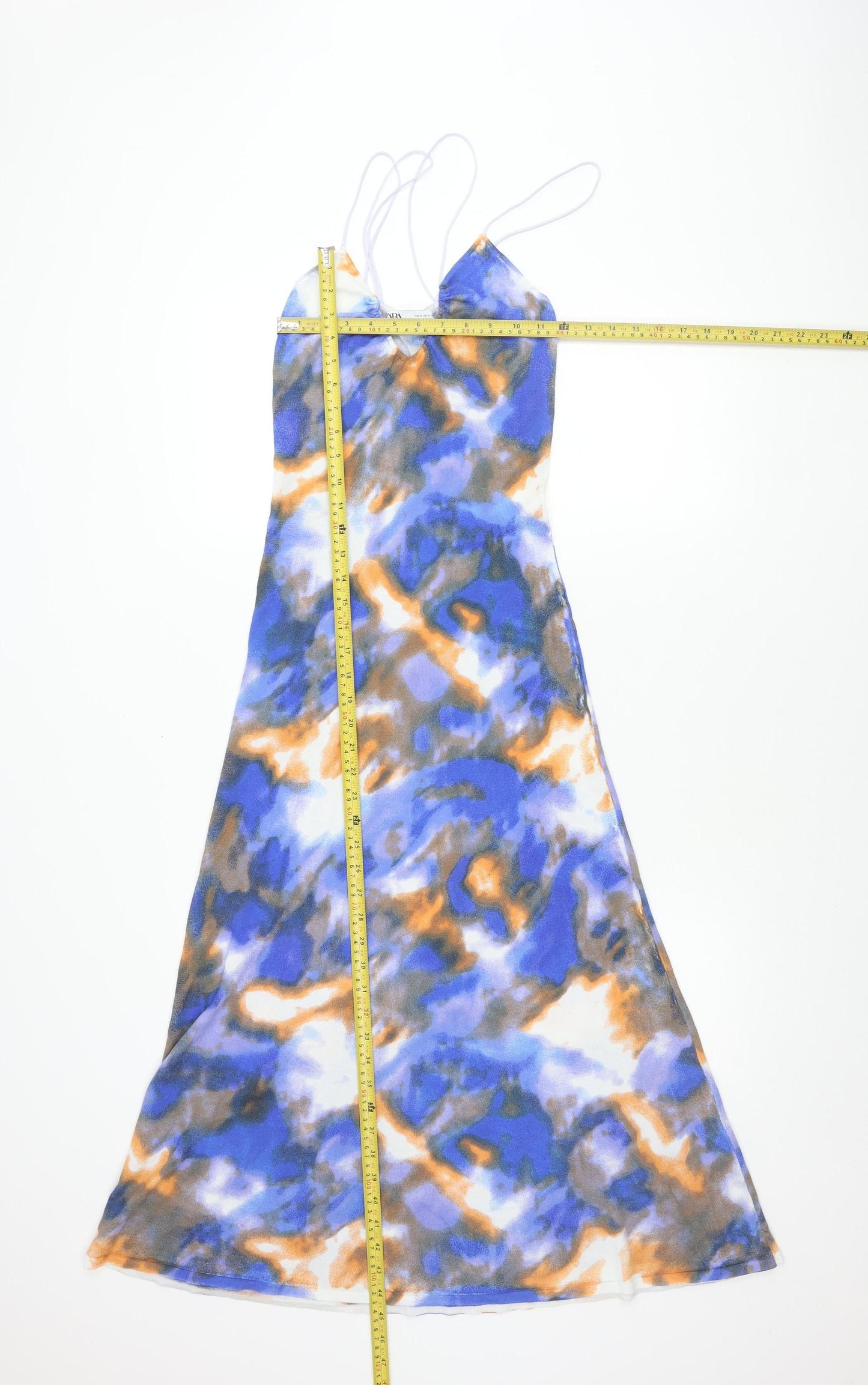 Zara Women Multicoloured S Slip Mini Dress Summer Casual