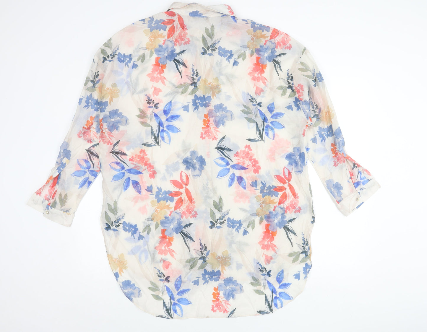 Womens UK Size 18 ET VOUS Multicoloured Tunic Button-Up