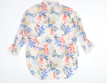 Womens UK Size 18 ET VOUS Multicoloured Tunic Button-Up