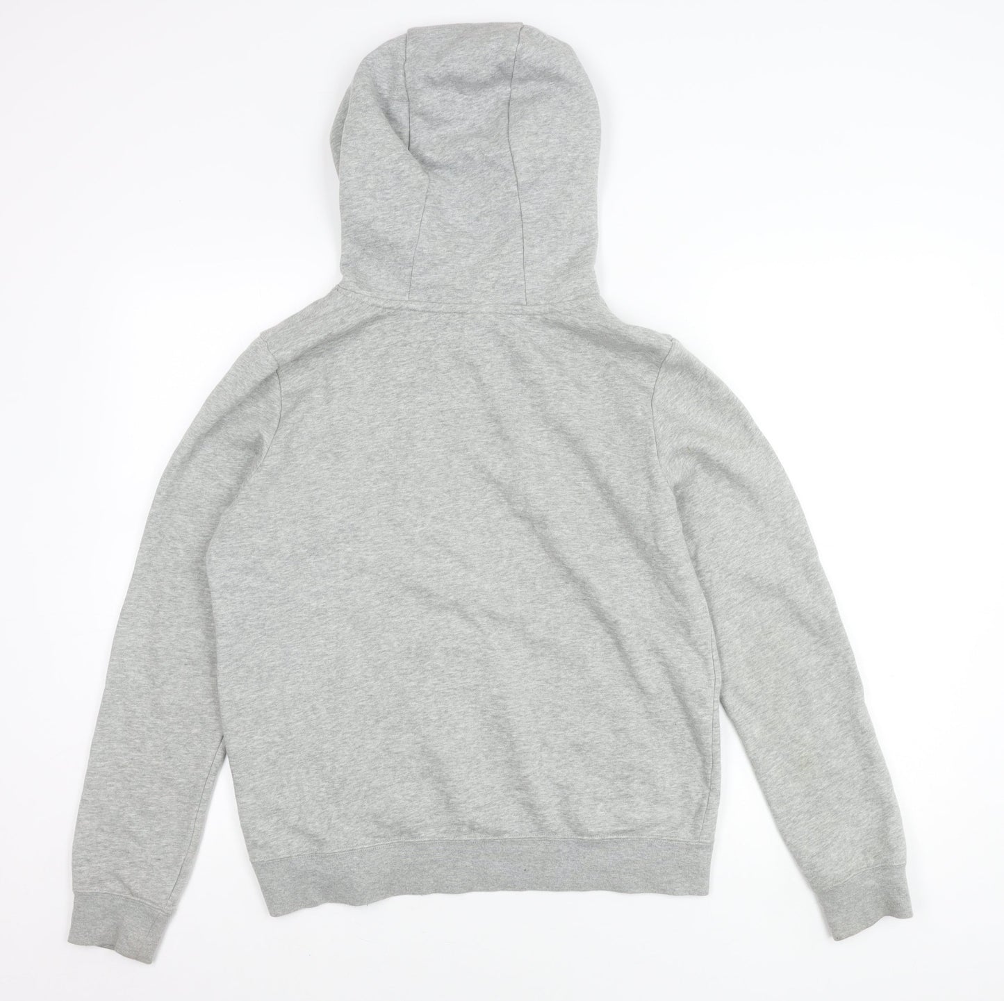 Nike Womens Grey Pullover Hoodie Small Regular Fit Logo Sportswear